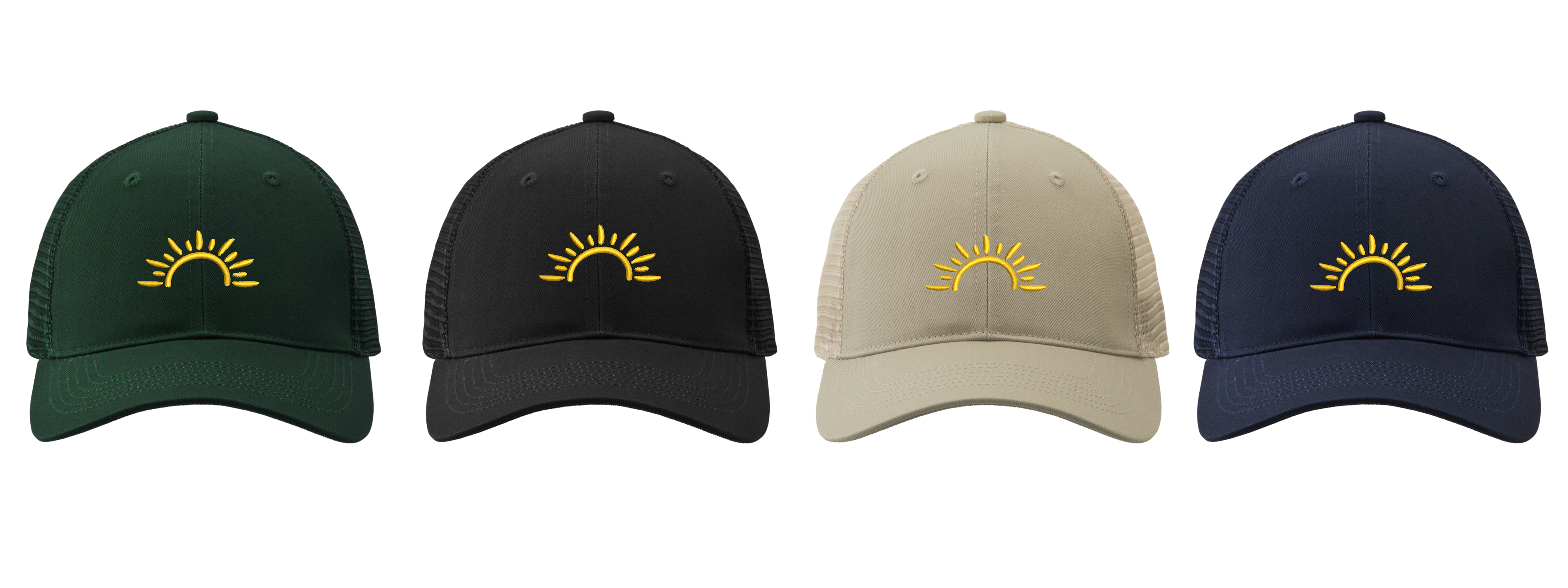 Embroidered Minimalist Sunshine Baseball Cap