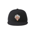 Luffy Gear 5 Joy Boy One Piece Embroidered Flat Brim Baseball Cap