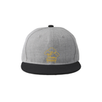Andrew Joyce embroidered flat brim hat in black with high-relief embroidery and premium structured crown detail.