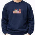 Andrew Joyce x Familia Fabrica: Premium 450 GSM Heavyweight Embroidered Chureito Pagoda Sweatshirt