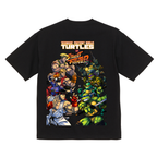 Teenage Mutant Ninja Turtles Vs Street Fighter Organic Cotton Graphic T Shirt