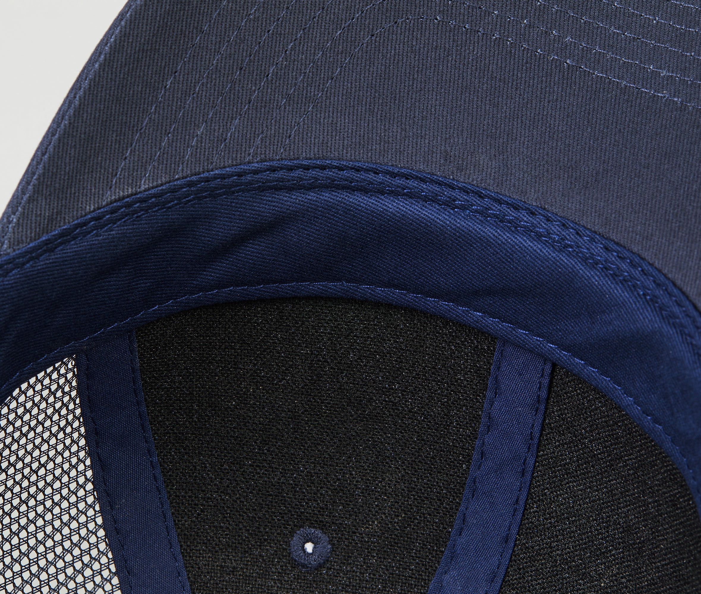 Ichigo Hollow Mask Embroidered Cotton Twill Trucker Mesh Cap