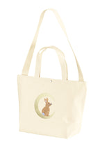 Moonlight Bunny Embroidered 17L Eco-Sustainable Tote Bag