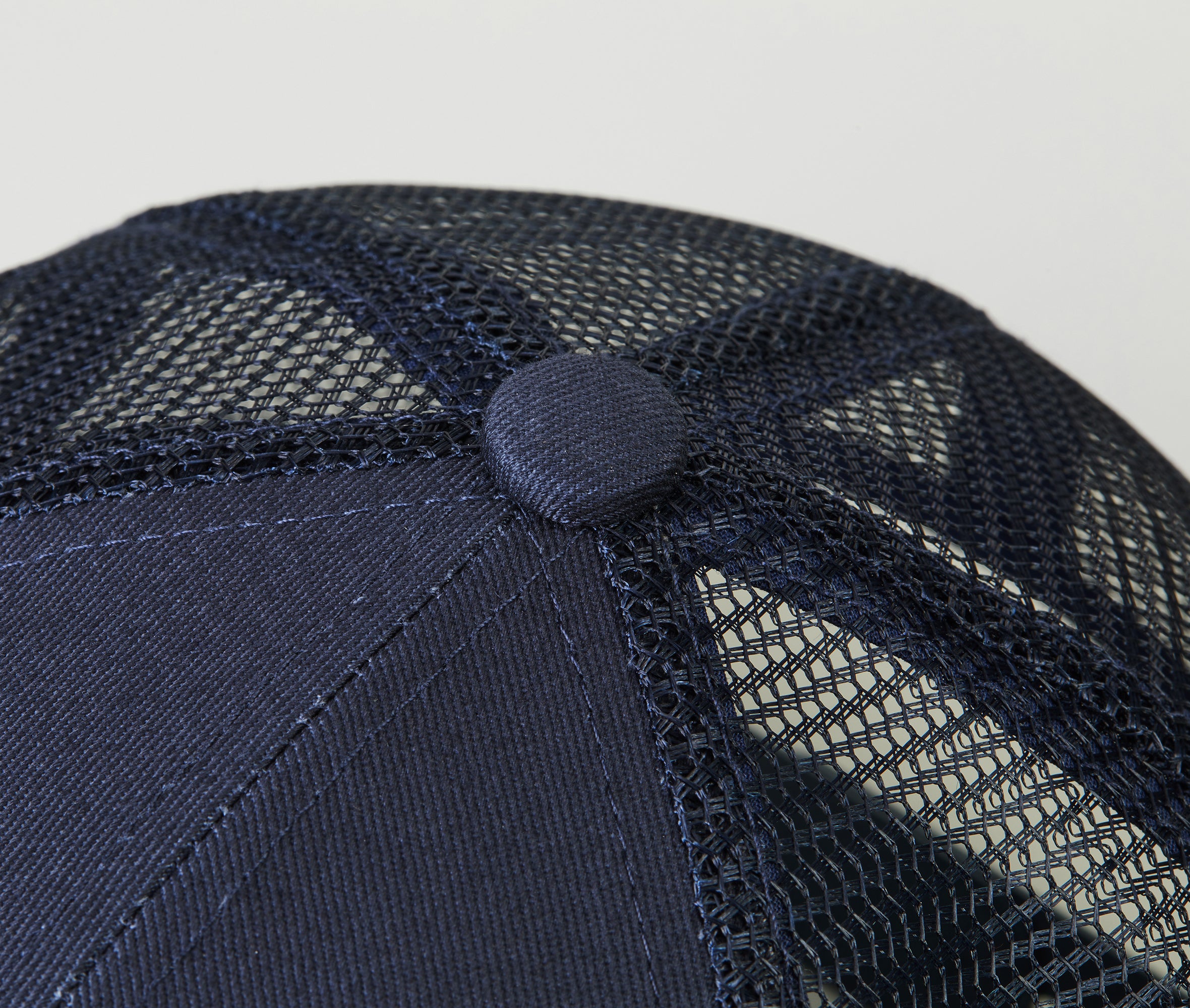 Ichigo Hollow Mask Embroidered Cotton Twill Trucker Mesh Cap