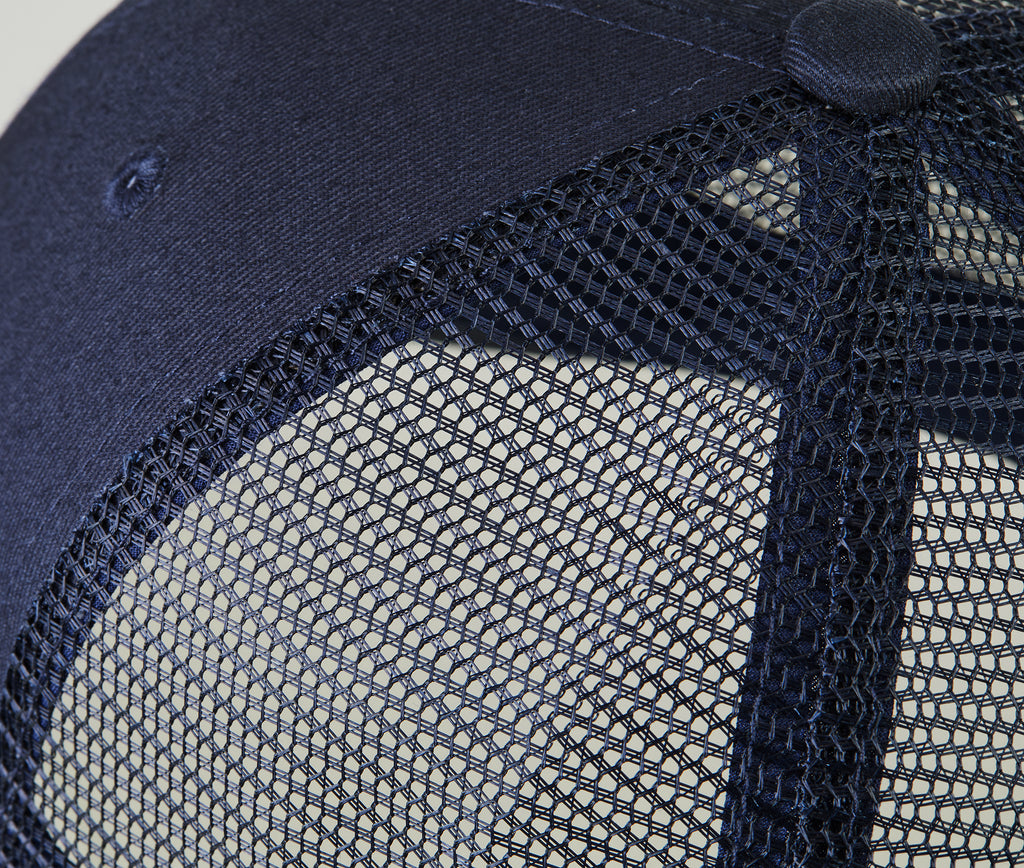 Ichigo Hollow Mask Embroidered Cotton Twill Trucker Mesh Cap