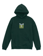 Dalmatian Meadow Embroidered Hoodie | 320 GSM French Terry Wearable Art