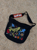 Nautical Beach Bag Embroidered Tote Bag 20L | Ocean Life Canvas Shoulder Bag | Coastal Vacation Tote