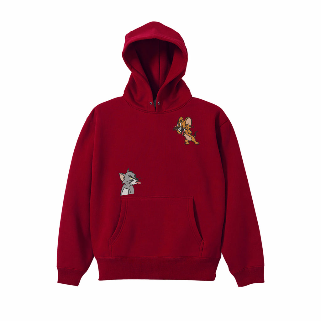 Embroidered Tom & Jerry Hoodie and Sweatshirt