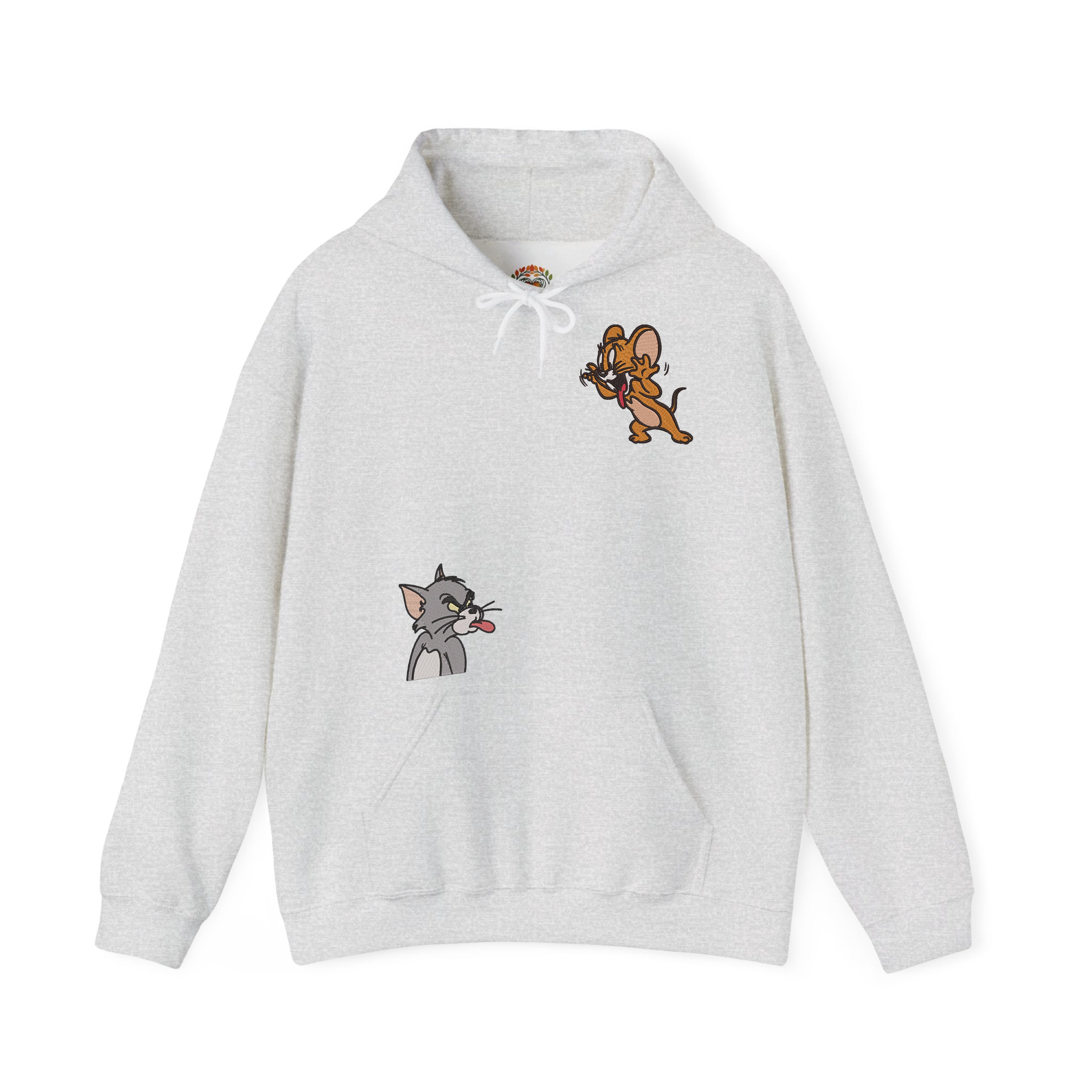 Embroidered Tom & Jerry Hoodie and Sweatshirt
