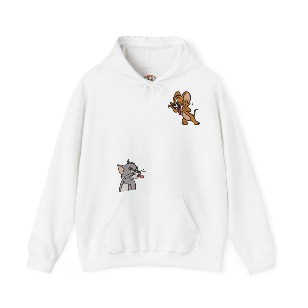 Embroidered Tom & Jerry Hoodie and Sweatshirt