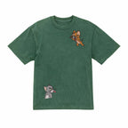 Embroidered Tom & Jerry Premium Cotton Heavyweight T shirt