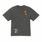 Embroidered Tom & Jerry Premium Cotton Heavyweight T shirt