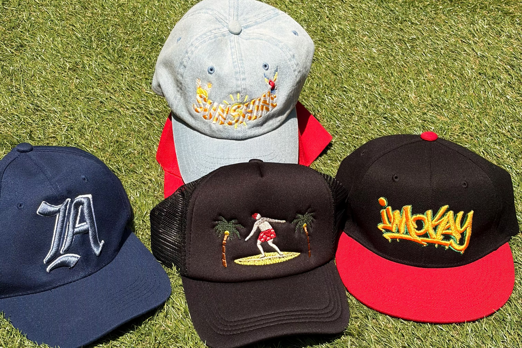 New Era Graffiti I'm Okay 3D Embroidered Flat Brim Baseball Cap