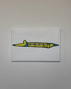Marco de lienzo para decoración de pared con bordado de Homer Simpson