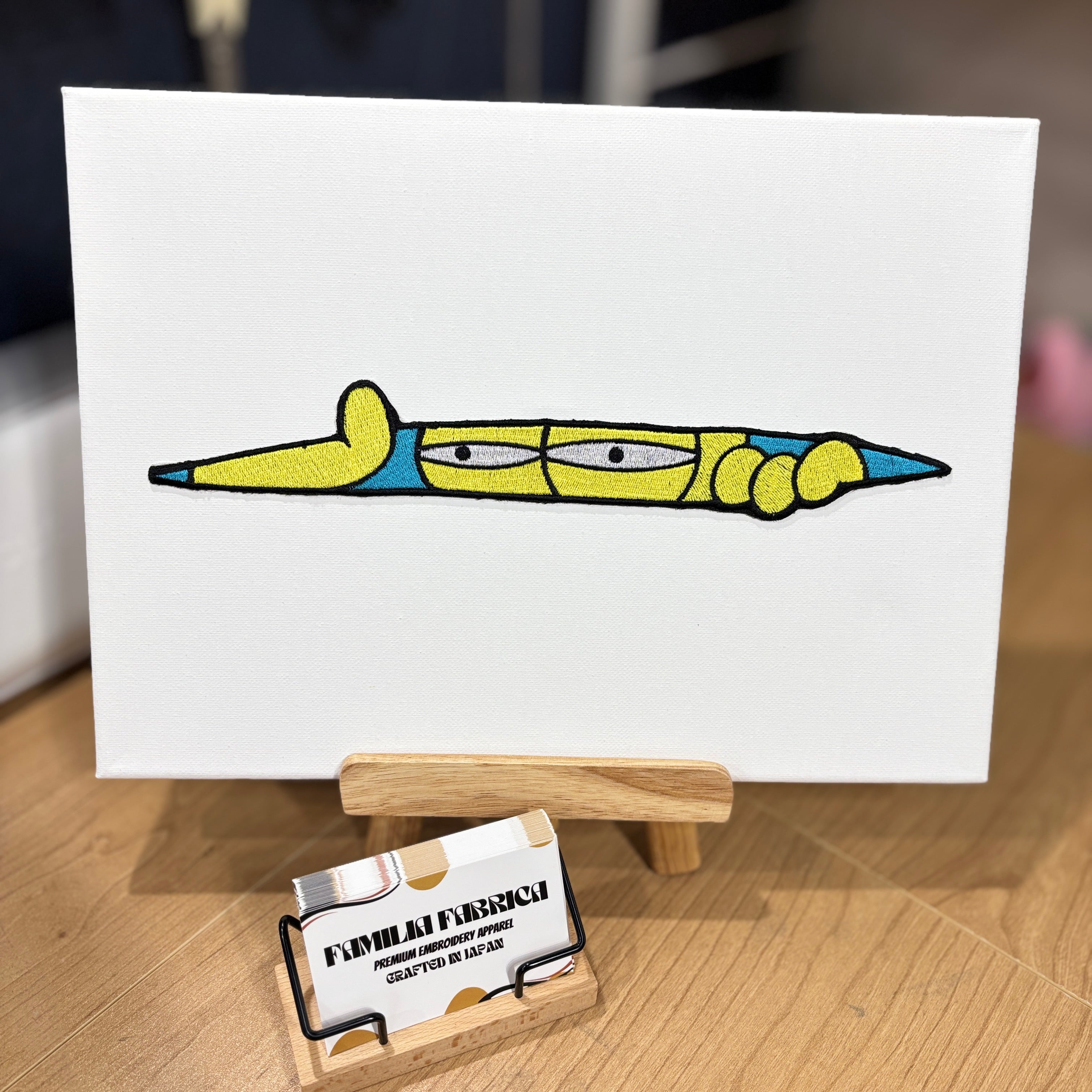 ホーマー・シンプソンの刺繍入り壁飾りキャンバスフレーム