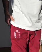 Pantalones deportivos bordados inspirados en Ghibli