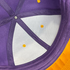Two Tone Flat Brim Purple Baseball Cap