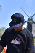 Bonsái Japonés | Gorra Artística de Edición Limitada con Visera Plana Bordada