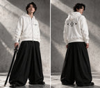 Moletom Branco Bordado da Guarda Real da Divisão Zero de Bleach TYBW Thousand-Year Blood War