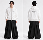 Moletom Branco Bordado da Guarda Real da Divisão Zero de Bleach TYBW Thousand-Year Blood War