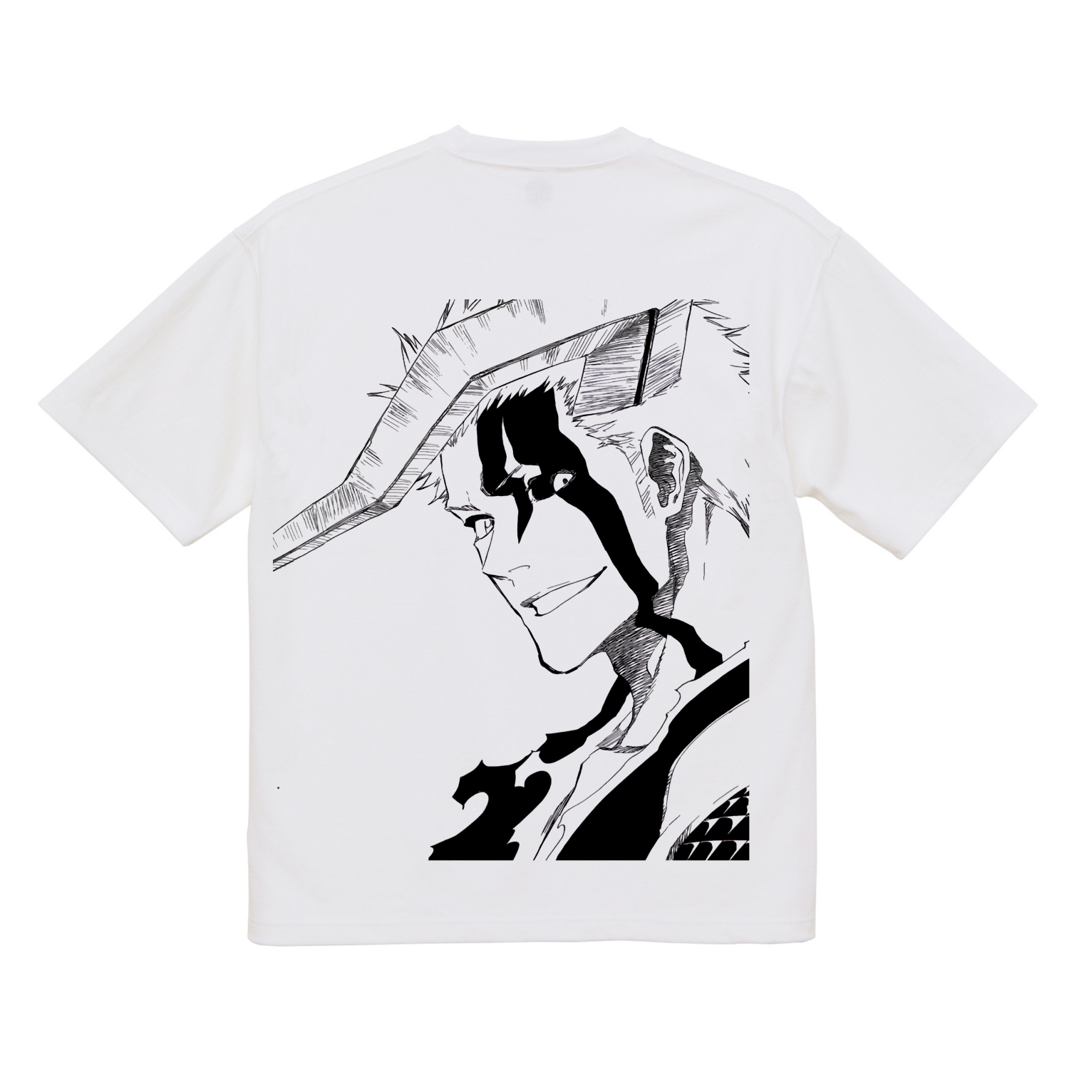Camiseta gráfica de algodón orgánico Bleach TYBW Ichigo Horn of Salvation 6.5oz 200gsm