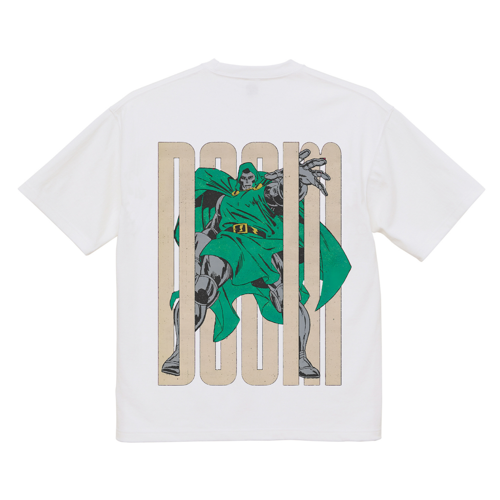 Camiseta Vintage de Quadrinhos do Doutor Destino Marvel Era de Prata Rara Retrô Dr. Doom