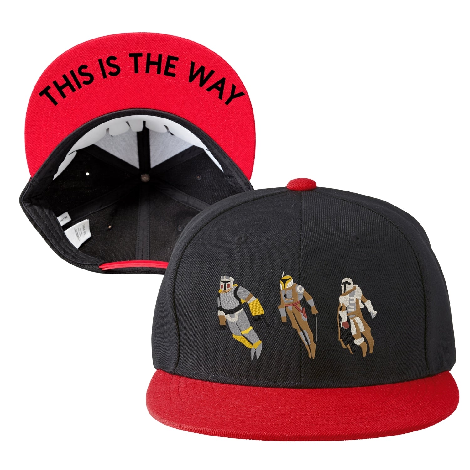 Mandalorian This Is The Way Embroidered Flat Brim Baseball Cap