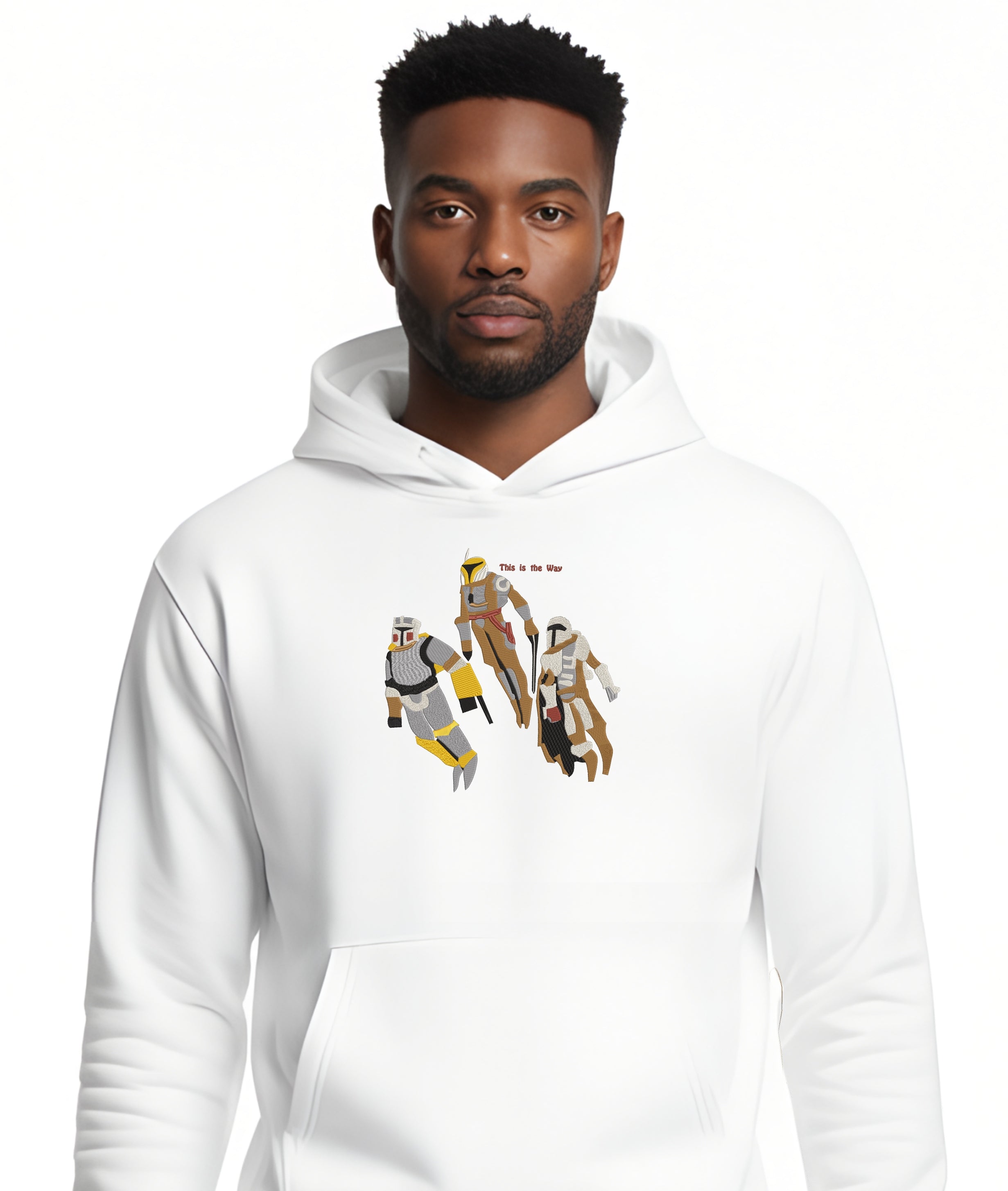 This Is The Way Heavyweight Embroidered Hoodie and Sweatshirt