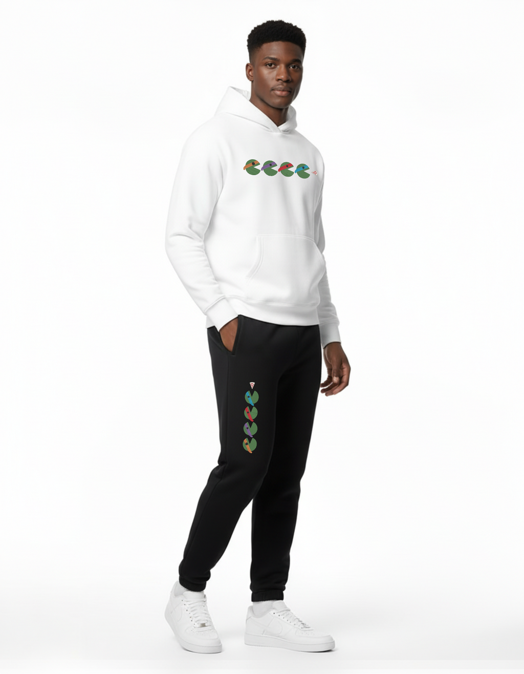 Ninja Turtles Pacman Embroidered Sweatpants