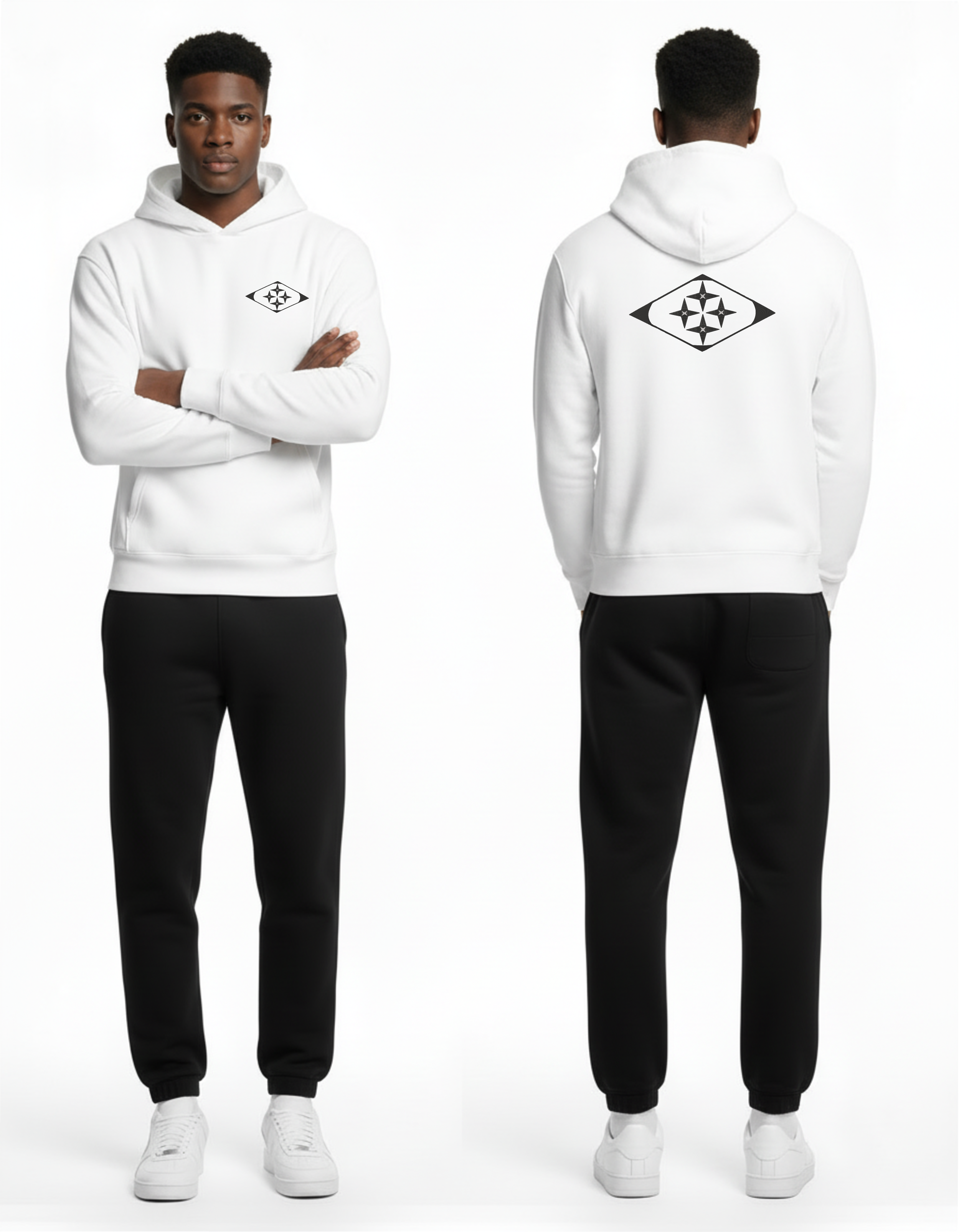 Squad Zero Royal Guard TYBW Thousand Year Blood War Bleach Embroidered White Hoodie | Sweatshirt