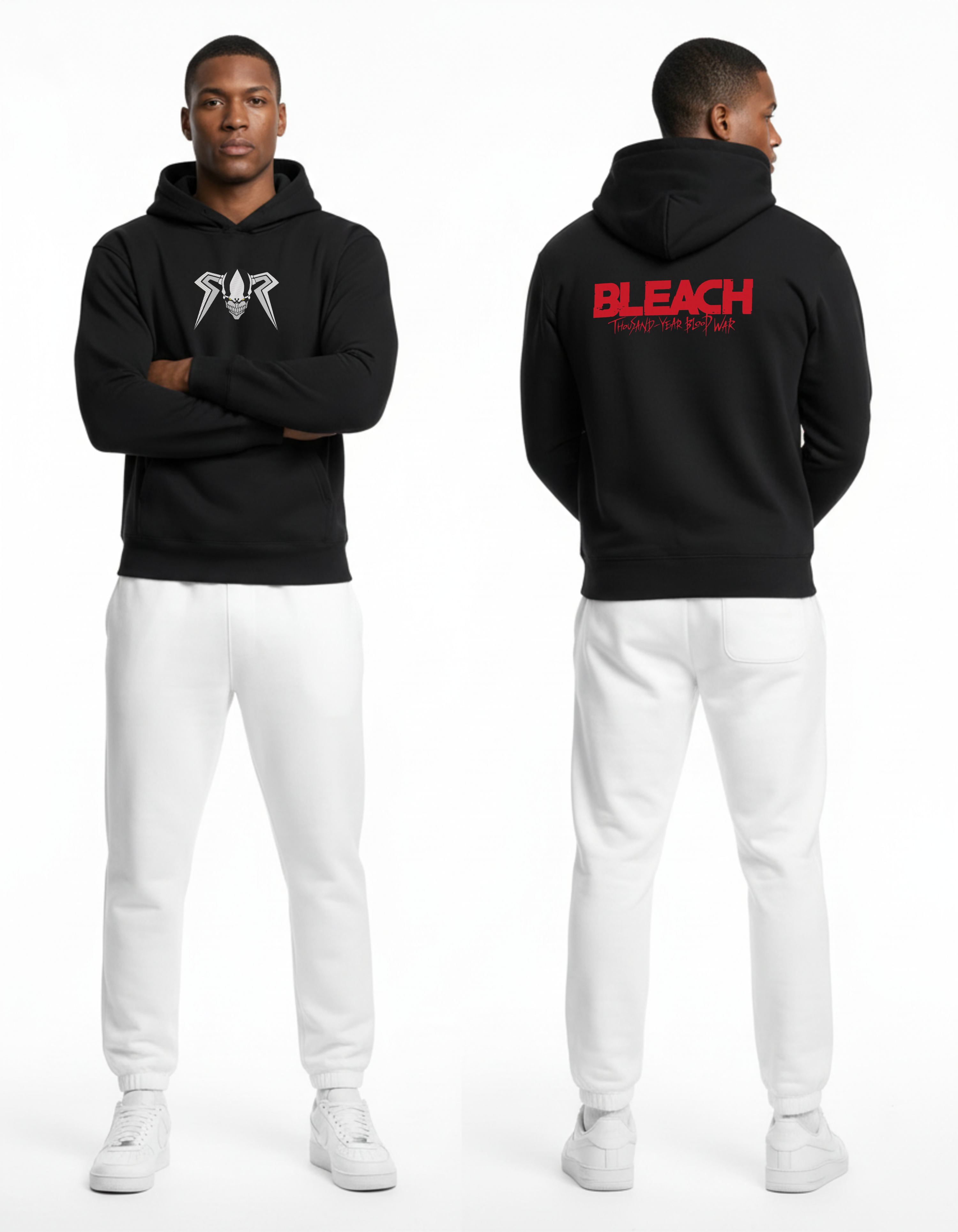 Bleach Vasto Lorde White Ichigo Thousand Year Blood War TYBW Embroidered Hoodie | Sweatshirt | T-shirt
