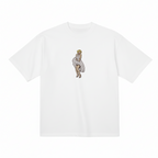 マリリン・モンロー：フライングスカート プレミアムコットン ヘビーウェイト 刺繍Tシャツ