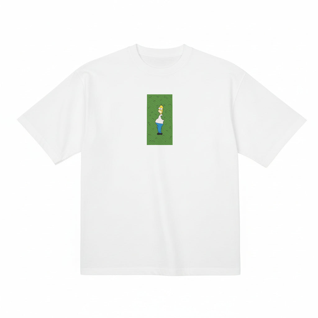 Homer Simpson Hiding in Bush Embroidery Hoodie | Sweatshirt | T-shirt