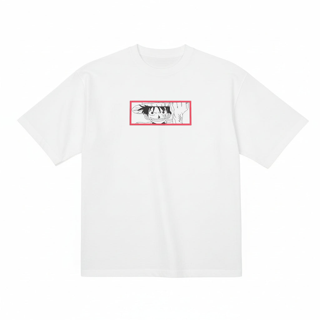 One Piece Monkey D Luffy Embroidered Premium T shirt