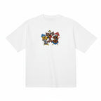 Embroidered Geisha Kabuki Japanese Streetwear Cotton Heavyweight T shirt
