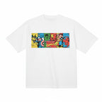 Camiseta gráfica de algodón orgánico Los Vengadores de Marvel, estilo vintage