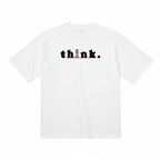 Checkmate Chess Think Premium Cotton Heavyweight Embroidered T shirt