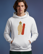 スノーボードをしたクマの刺繍パーカー | スウェットシャツ | Tシャツ