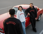 Warriors Embroidered Hoodie | Sweatshirt