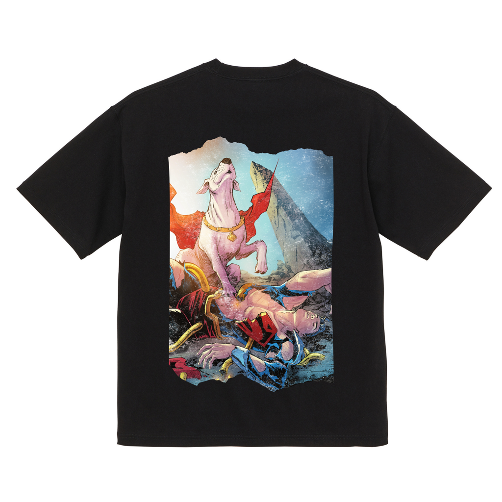 Vintage Death of Superboy Prime Krypto DC Comics Organic Cotton Print T Shirt 6.5oz