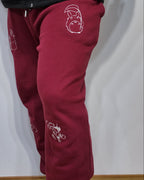 Pantalones deportivos bordados inspirados en Ghibli
