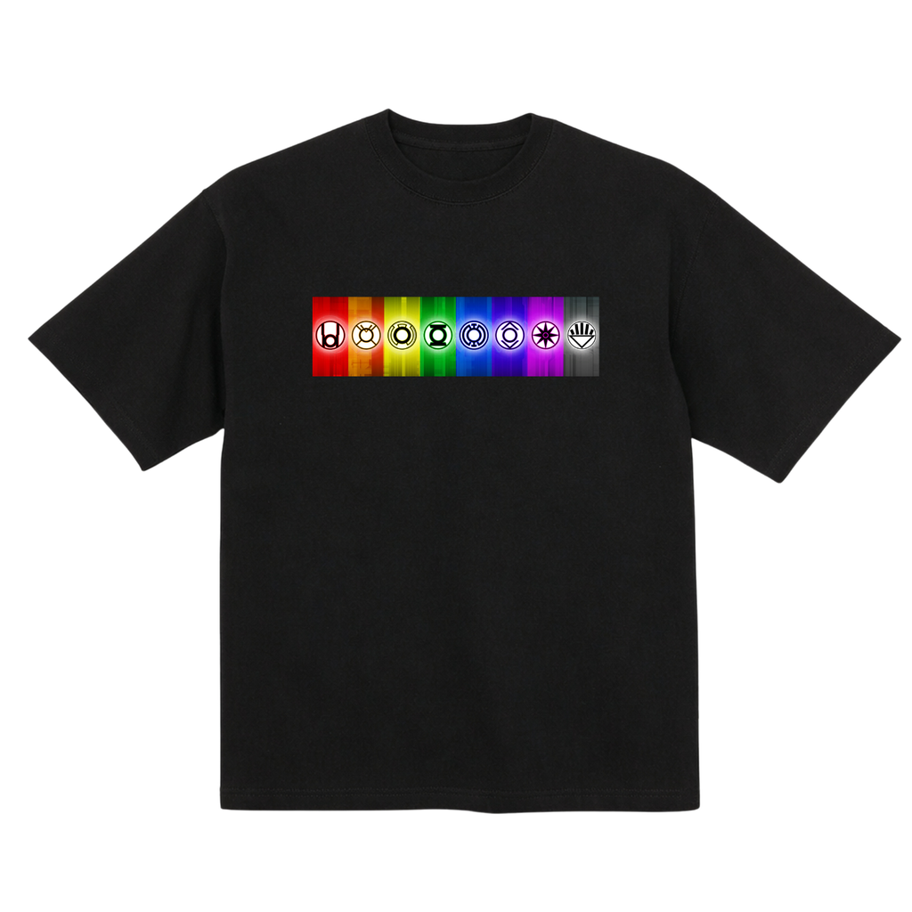 DC Comics Green Lantern Corps Emotional Spectrum T-Shirt – Black or White