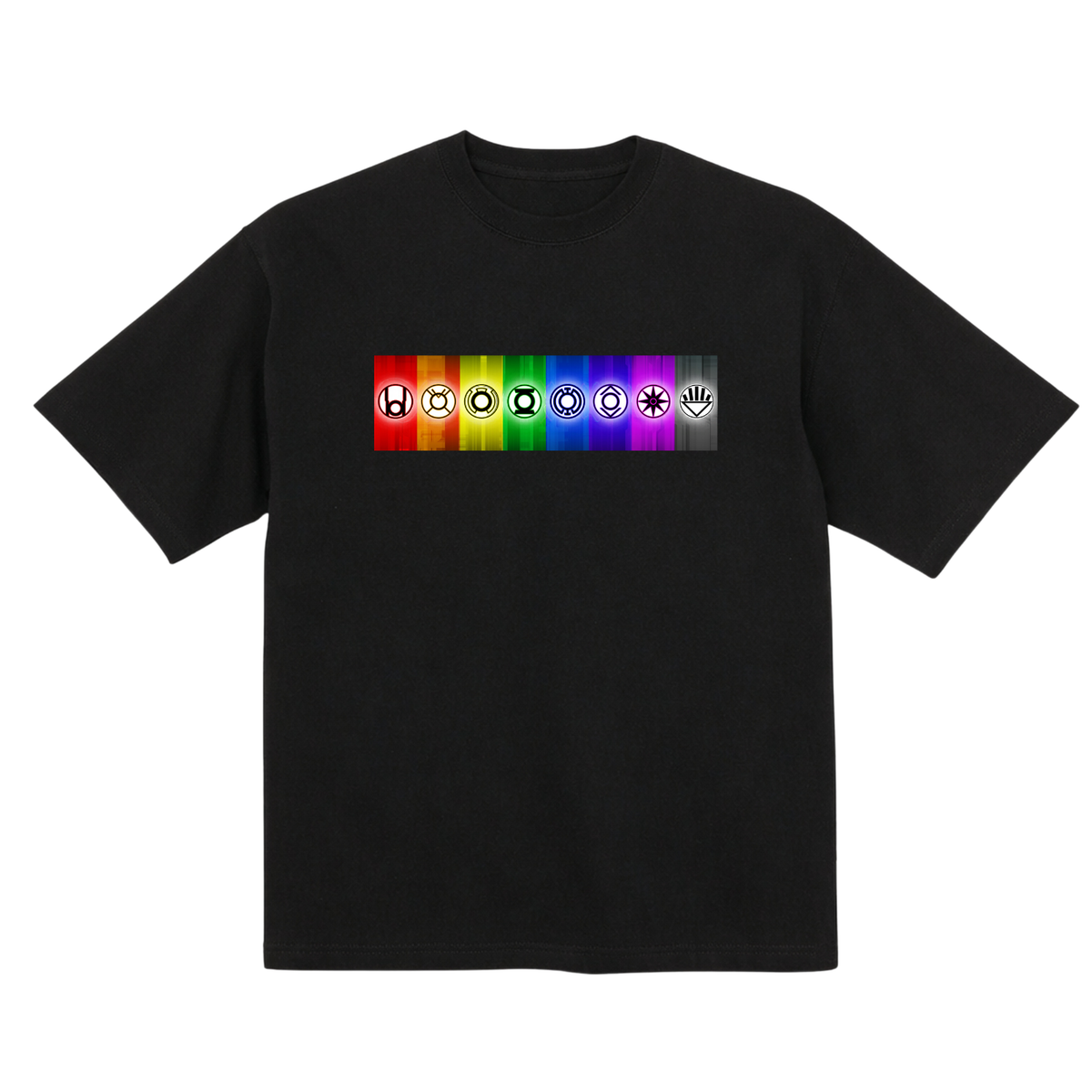 DC Comics Green Lantern Corps Emotional Spectrum T-Shirt – Black or White