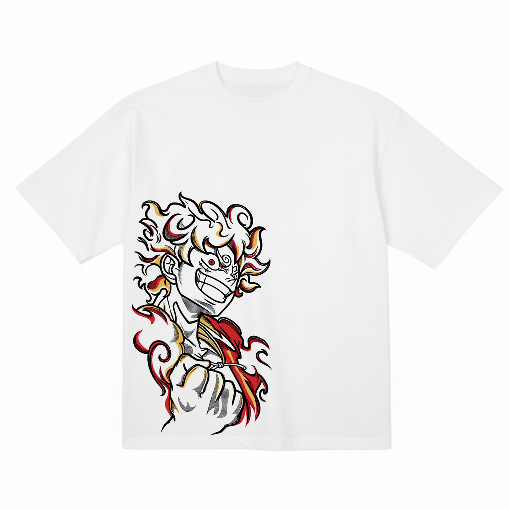 One Piece Luffy Gear 5 Anime Graphic T-Shirt | Straw Hat Pirates Tee