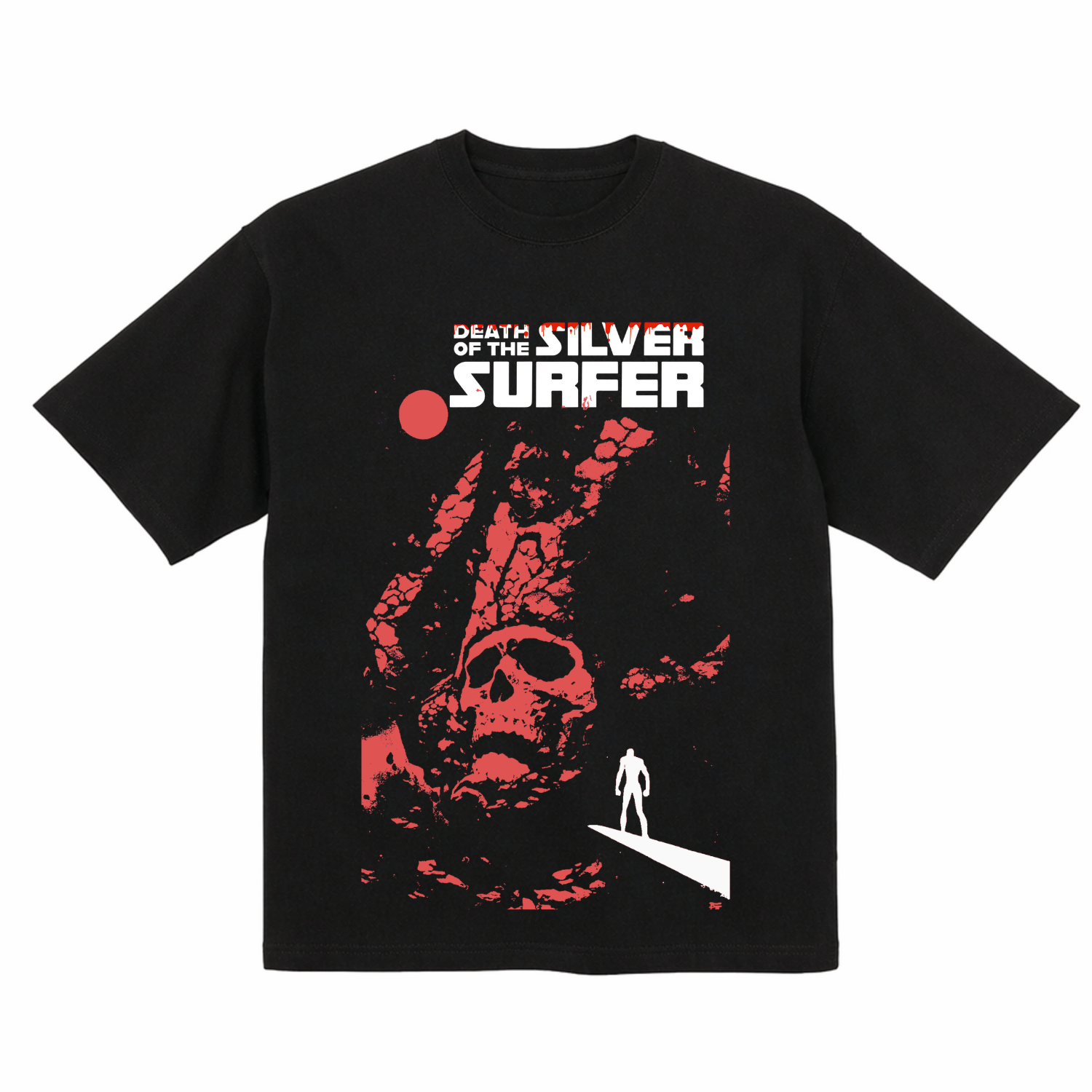 Death of Silver Surfer Galactus Marvel Universe Organic Cotton Graphic T Shirt