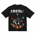 Camiseta Gráfica Algodón Orgánico Absolute Batman Death Metal Dark Knight DC 6.5oz