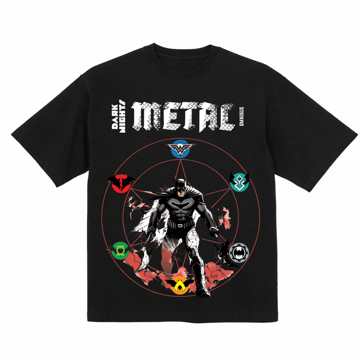 Absolute Batman Death Metal ダークナイト DC オーガニックコットン グラフィックTシャツ 6.5オンス