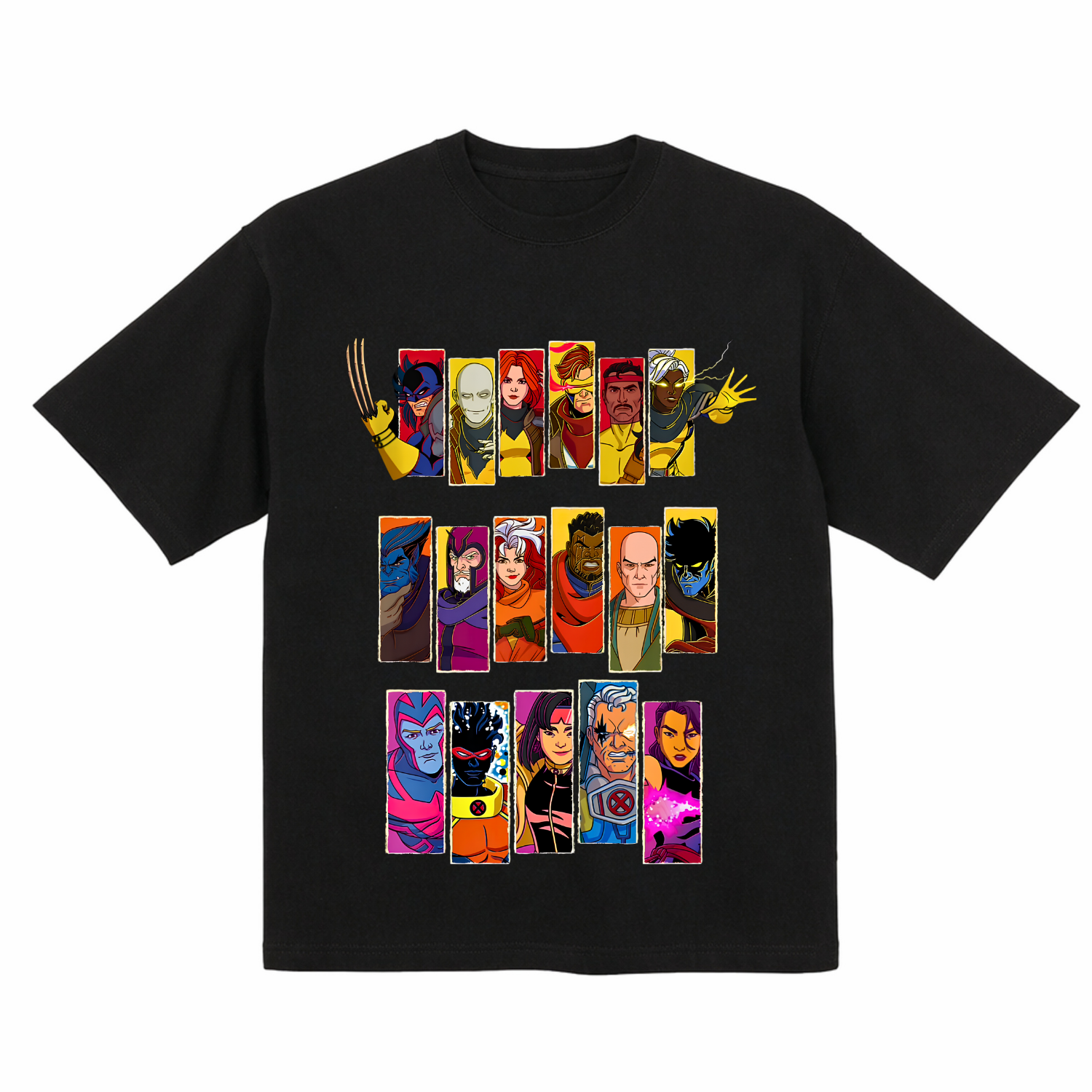 Camiseta gráfica de algodón orgánico X-Men 97 de Marvel Animation