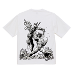 DeadPool Vs Wolverine Organic Cotton Graphic T Shirt 6.5oz 200gsm
