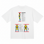 Camiseta Gráfica de Algodón Orgánico Wolverine X Men